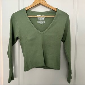 Big Bud Press Green Long Sleeve Top